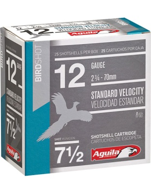 Aguila Shotshell 12 Gauge 2.75" 1-1/8 Ounce #7.5 250 Rounds Case Lot