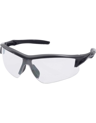 Howard Leight Acadia Glasses Black Frame/Clear Lens