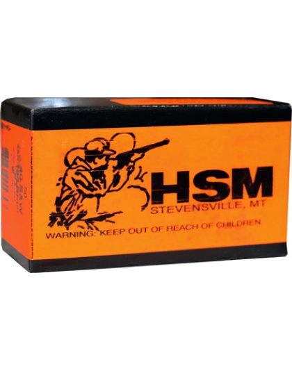 HSM Ammo Subsonic 40 S&W 180 Grain Lead-Fn 50 Rounds 20 Boxes per Case
