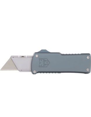 Cobratec Knives Out-the-Front Utility Knife Gray 5.1" Oal Length