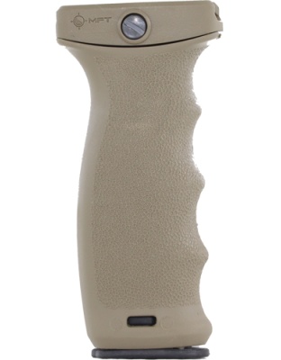 Mission First Tactical React Ergonomic Vertical Grip Scorched Dark Earth