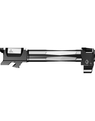 Radian Weapons Afterburner & Ramjet Ruger Rxm 4" Black/Black