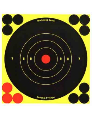 Birchwood Casey B/C Target Shoot-N-C 6" Bull's-Eye 12 Targets