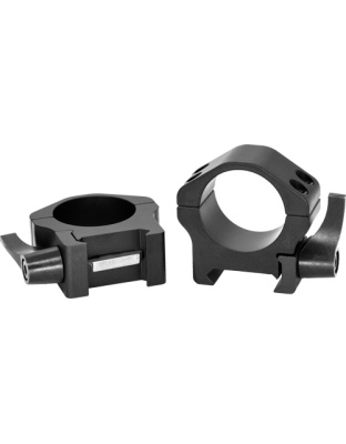Warne Scope Mounts Rings Maxima Horizontal Quick Detach 1" High Matte