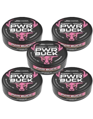 Bucked Up Pwr Buck Energy Pouches 5 Can Roll Watermelon