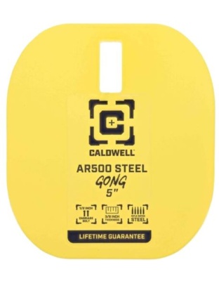 Caldwell AR500 5" Steel Target Yellow