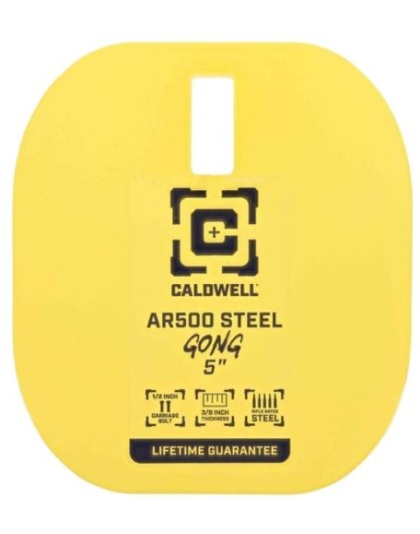 Caldwell AR500 5" Steel Target Yellow