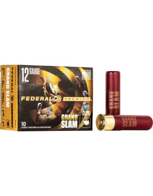 Federal Grand Slam 12 Gauge 3.5" 2 Ounce #4 10 Rounds