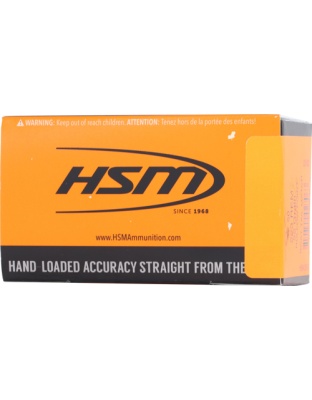 HSM Ammo Rmfg 223 52 Grain Match Hollow Point Boat Tail 50 Rounds 20 Boxes per Case