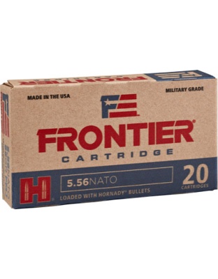 Frontier 5.56X45 68 Grain Bthp Match 20 Rounds 25 Boxes per Case