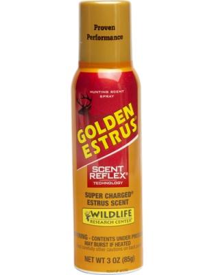 Wildlife Research Deer Lure Golden Estrus Scent Reflex Tech 3 Ounce Aerosol