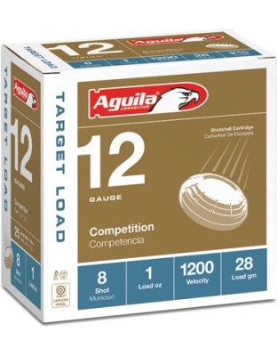 Aguila Shotshell 12 Gauge 2.75" 1 Ounce #8 250 Rounds Case Lot