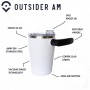 Outsider The AM Travel Mug Crimson
