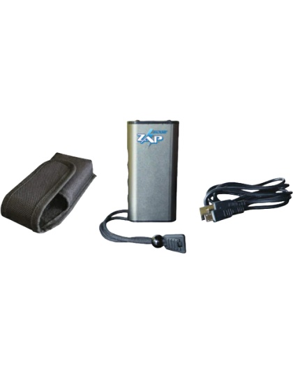 PSP Products Zap Edge Stun Gun Gunmetal 950000 Volt with USB Charger