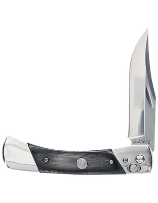 Uncle Henry Knife PLB7 3.8" Blade Lmnt Wood Handles Pivot