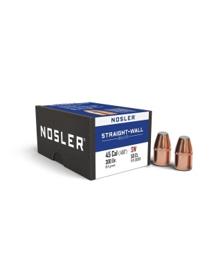 Nosler Straight Wall Rifle Bullets.45 Cal.458" 300 gr 50/ct