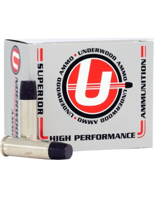 Underwood Ammo 41 Remington Magnum 265 Grain Lead-Fn 20 Rounds 10 Boxes per Case