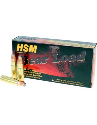 HSM Ammo Bear 458 Socom 350 Grain Jfp 20 Rounds 25 Boxes per Case