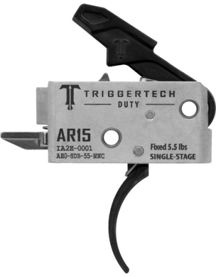 Triggertech AR-15 Single Stage Black Duty Flat 5.5LB