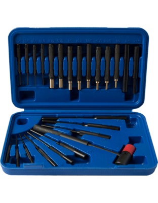 Dac Technologies Gunmaster Punch/Hammer Set 24-Piece Brass & Steel Punch