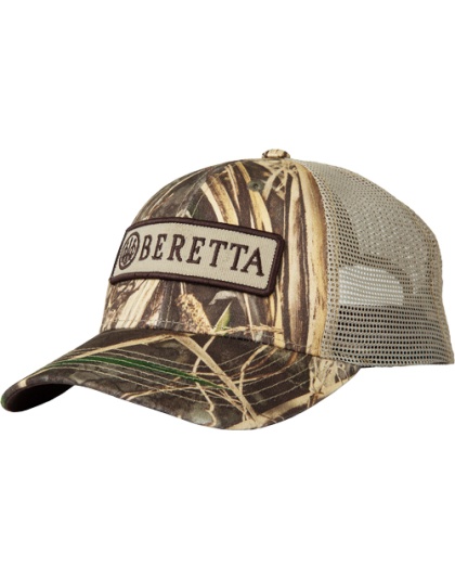 Beretta Cap Patch Trucker Rect Patch Mesh Back Rt Max-7