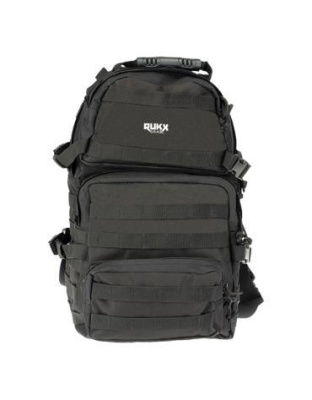 Tactical 3 day Backpack Black Rukx Gear