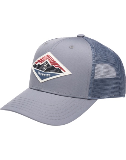 Browning Cap Riser 110 Mesh Back Mountain Patch Gray