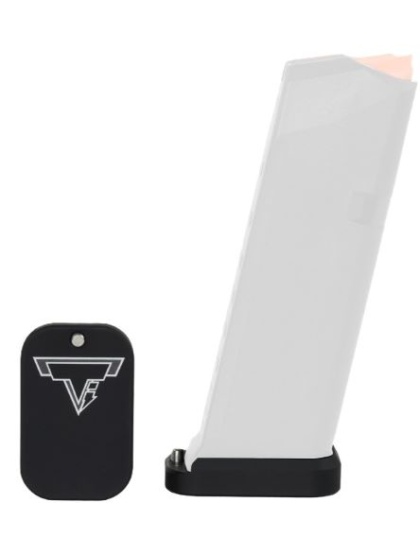 Taran Tactical Inv Ti Base Pad for Glock 9/40 Competition +0 Black