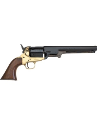 E.m.f. 1851 Navy Brass 44 Caliber 7.5" Octagon Blued Walnut