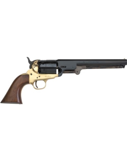 E.m.f. 1851 Navy Brass 44 Caliber 7.5" Octagon Blued Walnut