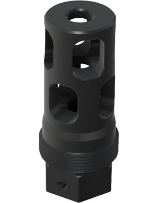 Comstock Armory Muzzle Brake Full Size 1/2-28 22 Caliber
