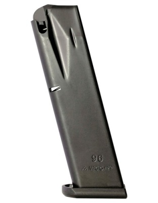 MEC-Gar Magazine Beretta 96FS.40 S&W 13 Rounds Flush Fit Anti-Friction Coating-Black