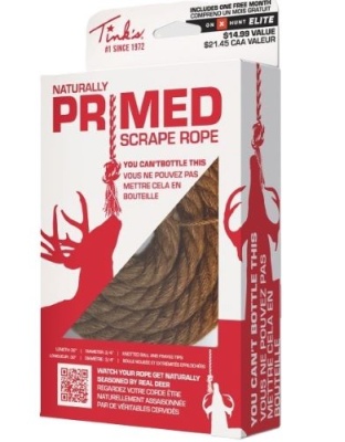 Tinks Primed Scrape Rope 32" Knotted