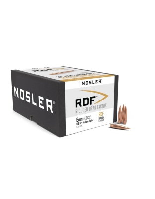 Nosler RDF Match Rifle Bullets 6mm.243" 105 gr HPBT 500/ct