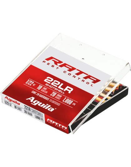 Aguila Shotshell.22 LR #10 Shot 20 Rounds 50BX/Case