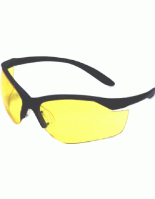 Howard Leight Vapor Ii Glasses Black Frame/Amber Lens