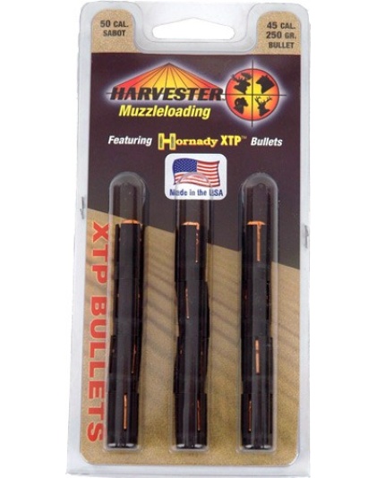 Harvester XTP 50CAL 250 Grain.452 Hornady XTP Sabot 12-Pack