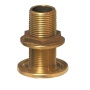 Groco 1/2" Nps Npt Combo Bronze Thru-Hull Fitting with Nut