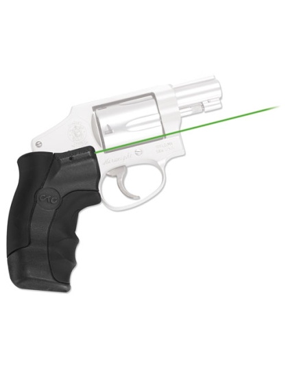 Crimson Trace Laser Lsrgrip Green Smith & Wesson J-Frame Round Butt Rcl Reduc