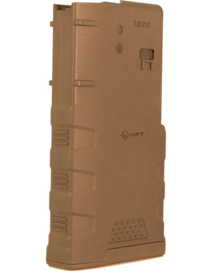 Mission First Tactical Magazine AR10/SR25 7.62X51 308 Win 20 Rounds Scorched Earth