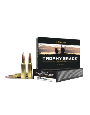 Nosler Partition Trophy Grade Rifle Ammunition.300 SAUM 180 gr PSP 2950 fps 20/ct