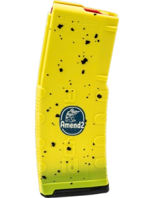 AMEND2 AR-15 Magazine 5.56X45 30 Rounds Polymer Banana/Yellow