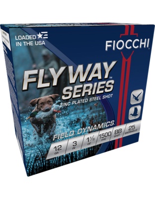 Fiocchi Flyway 12 Gauge 3" 1-1/8 Ounce #Bb 1500 Feet Per Second 25 Rounds 10 Boxes per Case