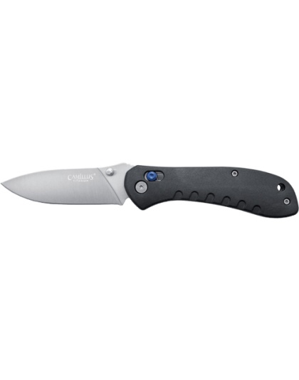 Camillus Knives Rovax Folding Knife 3.25" Stainless Steel Blade Nylon Black