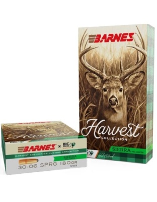Barnes Harvest 30-06 Sprg 180 Grain Round Nose 20 Rounds 10 Boxes per Case