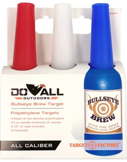 Do All Traps Do-All Target Factory Bottles with Cord 3-Pack Red/White/Blue