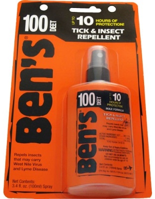 Arb Ben's 100 Insect Repellent 100% Deet 3.4 Ounce Pump (Carded)