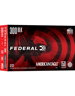Federal Ae 300 Aac 150 Grain Full Metal Jacket Boat Tail 20 Rounds 25 Boxes per Case
