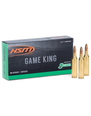 HSM GameKing Rifle Ammunition.300 Savage 150gr SP 20/ct