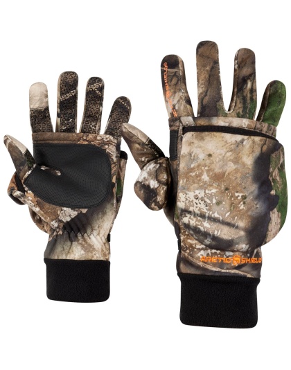 Arctic Shield Tech Finger System Gloves Realtree APX 2XL